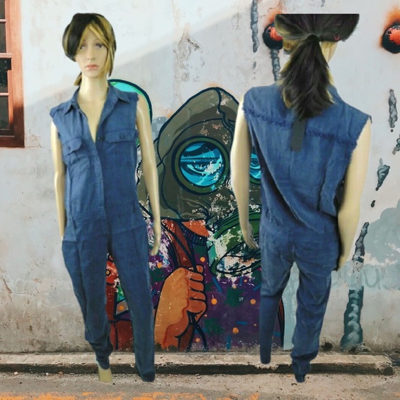 SOLD! Distressed Military Jumpsuit - Picture 7 of 16